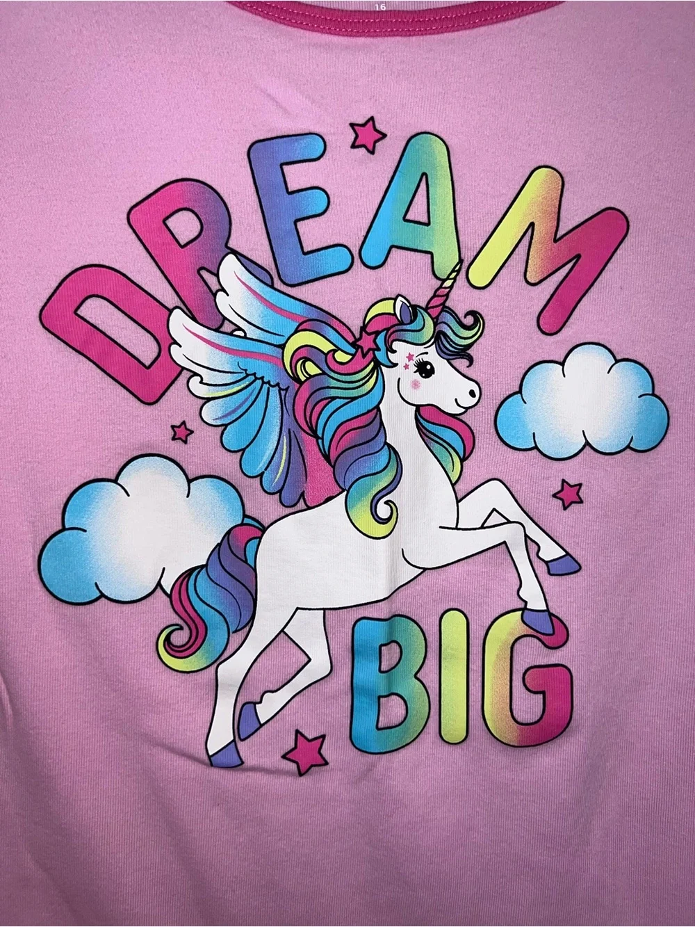 Girls Pink Unicorn 